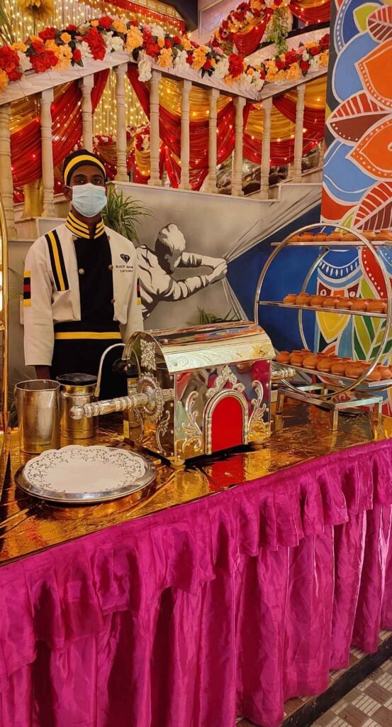 New unique Victoria Coffee live at wedding kolkata