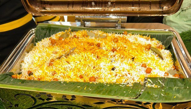Main Course pulao items of luxury wedding catering menu